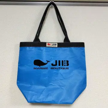 JIB 토트백 파랑 고래 로고