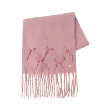 Maison de FLEUR 메조플 리본 프린지 스톨