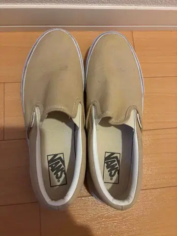 Vans 베이지 슬립온 스니커즈