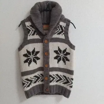 BEAMS BOY 빔즈 보이 코위찬 니트 베스트 S 사이즈