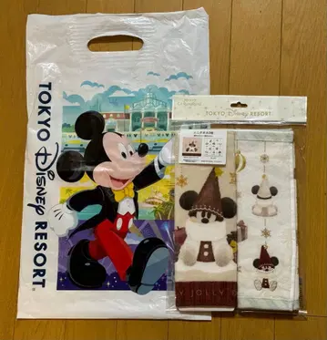 새상품 릴린린 미니 타월 디즈니 크리스마스 미키