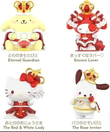 TOPTOY 피규어 산리오 캐릭터즈 나이트 로즈 4종 세트 새상품