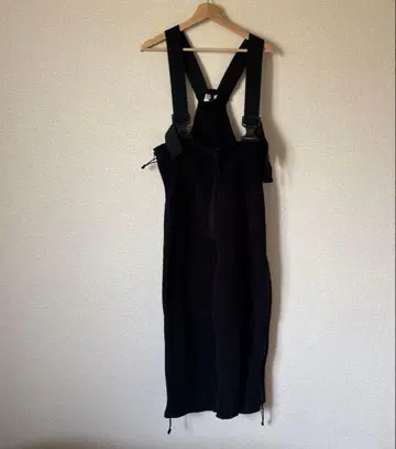 폴라텍 플리스 오버롤 블랙