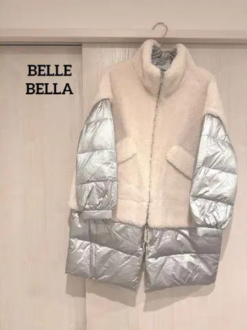 베레벨라 belle bella 보아 롱 코트 다운 코트 2way