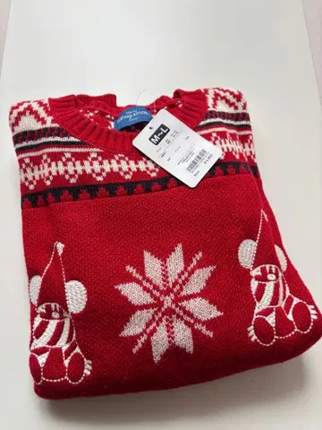 새상품 디즈니 크리스마스 2022 리루린린 스웨터