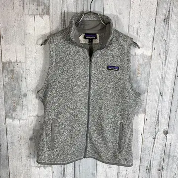 patagonia 그레이 여성용 M 사이즈 풀 집업 베스트