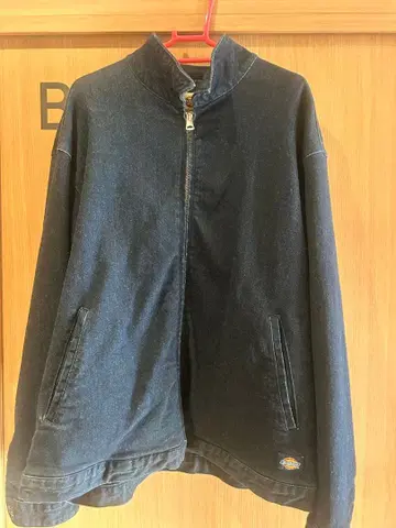 Dickies 다크 블루 집업 데님 자켓 M