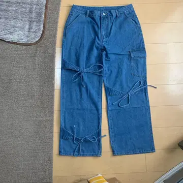 리본 포함 데님