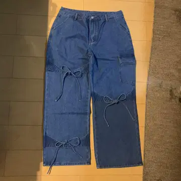 리본 포함 데님