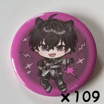 니지산지 사에키 잇테츠 하프 애니버서리 캔뱃지