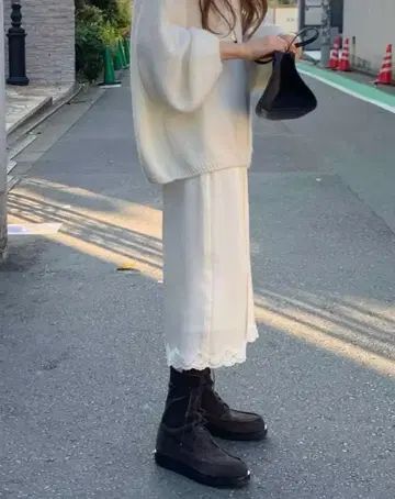 [OUNCE] moi lace skirt 스커트 레이스