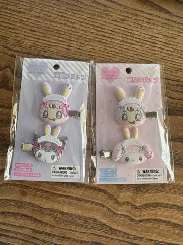 메조 피아노 산리오 앞머리 클립