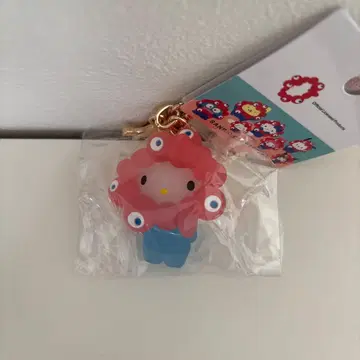 만박 미야쿠미야쿠 산리오 나리키리 키링 클리어 컬러 키티