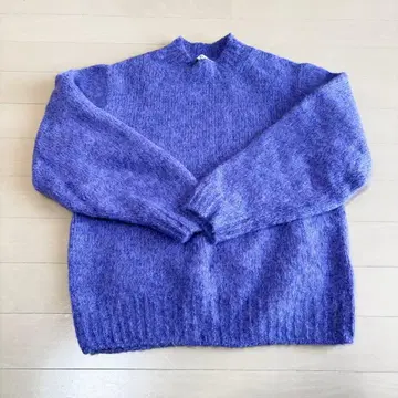 새상품급 COS 니트 보라색