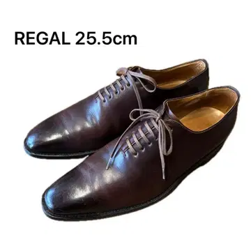 REGAL 홀 컷 브라운 레이스업 비즈니스 슈즈