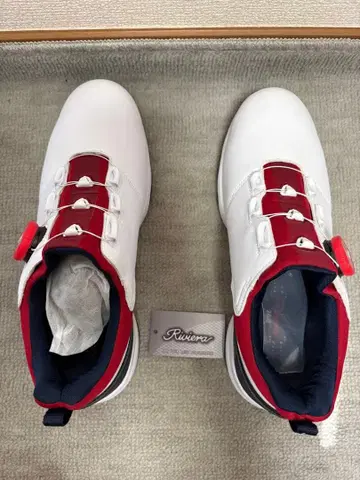 Riviera 골프화 화이트/레드