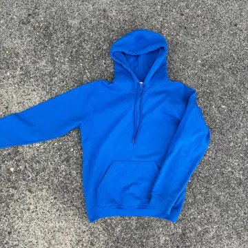 GILDAN 헤비 블렌드 파랑 후드 부착 후드티