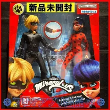 미개봉 새상품 미라큘러스 레이디버그 & 샤 노와르 베이직 인형