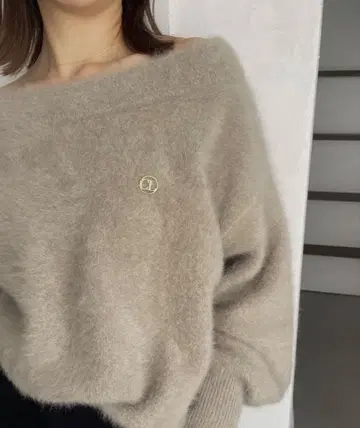 CAPRICIEUX LE'MAGE FOX 캐시미어 보트넥 니트