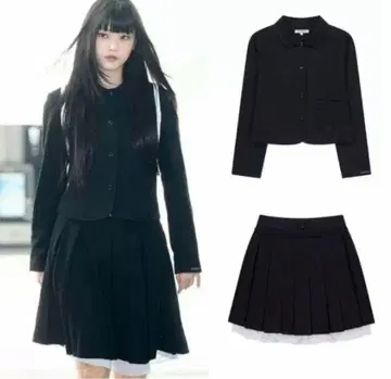 COYSEIO 셋업 리본 자켓 셋업 사이즈 1 블랙