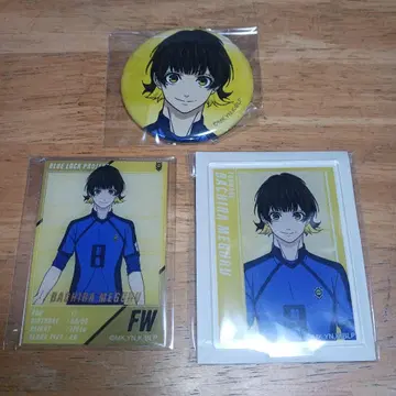 이바라 카이 아크릴 스탠드 & 캔뱃지 & 아크릴 카드 3종 블루 록