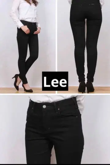 Lee / 스키니 팬츠 / 블랙 / 스트레치 / 제깅스 XS