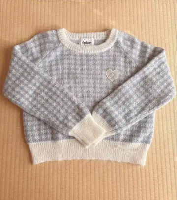 epine 체크 무늬 니트