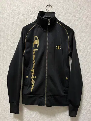 드레스캠프 x 챔피온 트랙 자켓 / M 블랙 저지 블랙