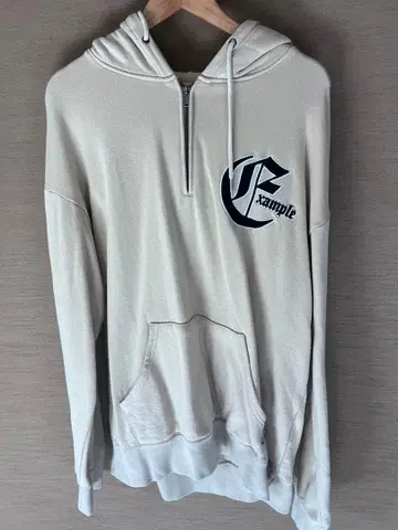 할인 협상 가능 Example 집업 후드티 XXL 베이지