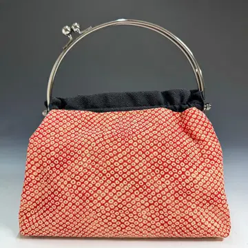 앤티크 기모노 가방 시보리풍 가마구치