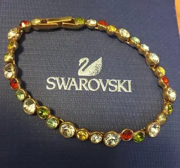 스와로브스키 멀티 컬러 테니스 팔찌