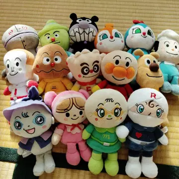 호빵맨 봉제 인형 세트