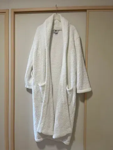 kashwere 목욕 가운 가운 화이트 P 사이즈