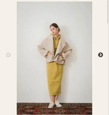 pinue 빅 포켓 숏코트 소이