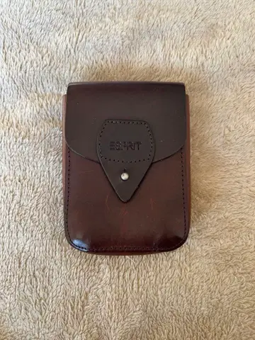 ESPRIT 브라운 레더 파우치