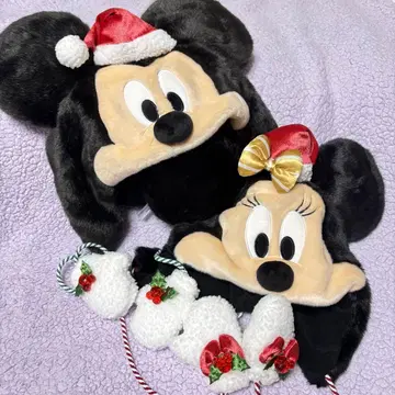 디즈니 크리스마스 미키&미니 팬캡