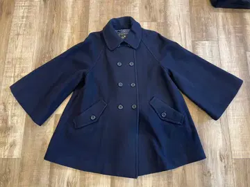 네이비 판초 케이프 코트 사이즈 36