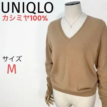 UNIQLO 유니클로 캐시미어 V넥 스웨터 니트 캐시미어 100%