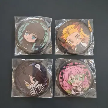 귀멸의 칼날 캔뱃지 4종