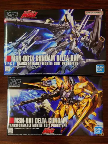 MSN-001 델타 건담 MSN-001X 건담 델타 카이 2종 세트