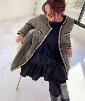 데미지 있음! Myu 퀼팅 오버코트