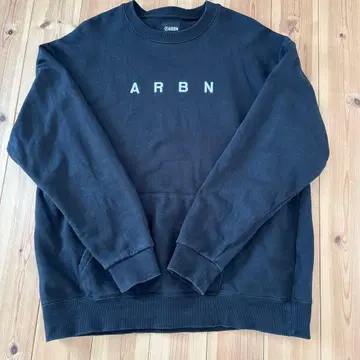 ARBN 블랙 맨투맨 XL