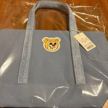 러브러리 바이 페이 와펜 토트백 라이트 블루 스몰 사이즈