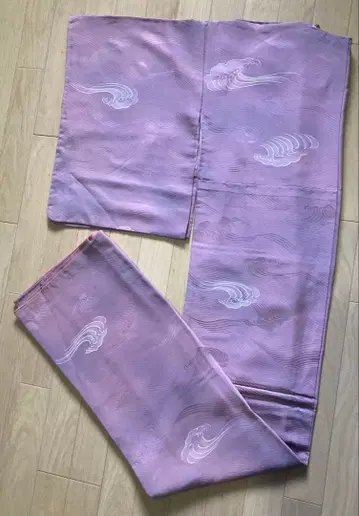 이중 기모노 코몬 기모노 미사용 교육용 실 포함