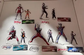 울트라맨 시리즈 아크릴 스탠드 5개 세트