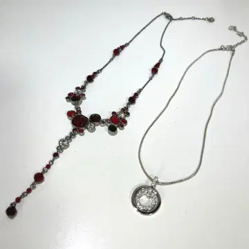 [ F ] 스와로브스키 Swarovski 목걸이 2점 묶음
