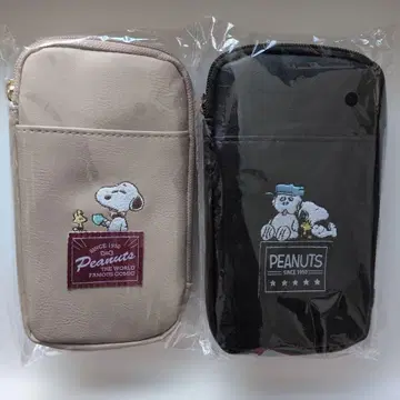 C.PEANUTS 스누피 스마트폰 숄더백 2색 세트
