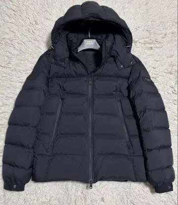 컨디션 최상 타트라스 다운 자켓 볼보레 2way 더블 지퍼 블랙