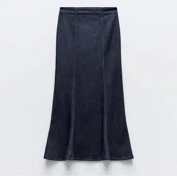 ZARA 데님 머메이드 스커트
