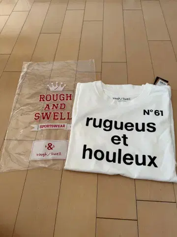 새상품 ROUGH & SWELL T셔츠 흰색 화이트 S 라프앤스웰